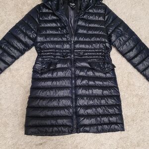 Zara Midnight Blue Puffer Coat